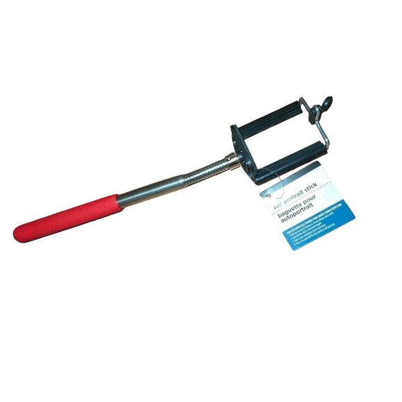 New Selfie Stick Portrait Picture Greenbrier Red Handle - Picture 2 of 2